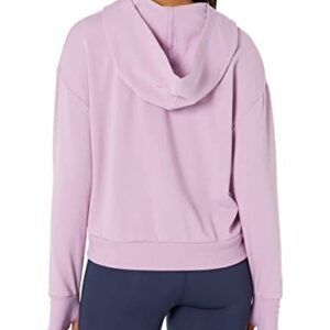 Juicy Couture Women's Iconic Logo Hoodie, Lavender Mist, Large