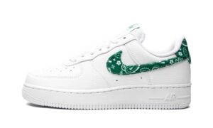 nike womens wmns air force 1 low '07 essen dh4406 102 green paisley - size 7w