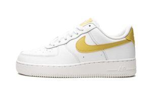 nike womens wmns air force 1 low 315115 170 white/saturn gold - size 7.5w