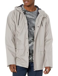 arctix men's standard hail rain jacket, pewter, medium