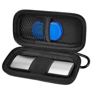 heart monitor case compatible with alivecor for kardia mobile ecg/for kardiamobile 6l for apple and android device - case only (dark)