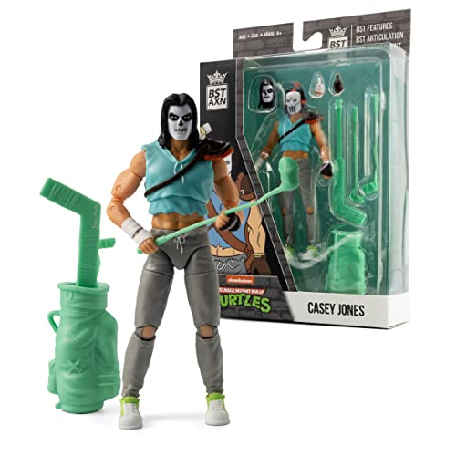 The Loyal Subjects BST AXN Teenage Mutant Ninja Turtles Casey Jones Skull Face 5" Action Figure with Accessories