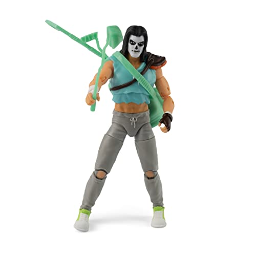 The Loyal Subjects BST AXN Teenage Mutant Ninja Turtles Casey Jones Skull Face 5" Action Figure with Accessories