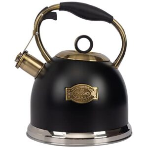 tea kettle -3.0 quart tea kettles stovetop whistling teapot stainless steel tea pots for stove top whistle tea pot