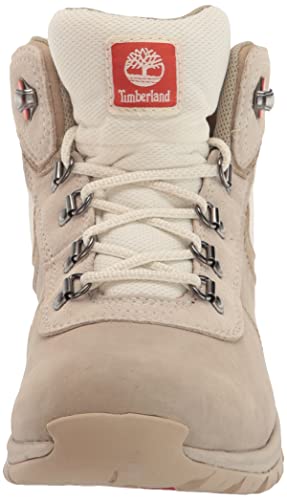 Timberland Women's Mt. Maddsen Mid Leather Waterproof Hiker Hiking Boot, Light Brown Nubuck, 7.5