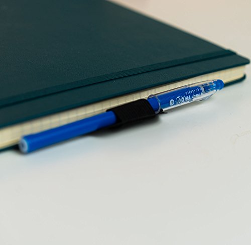 Rocketbook Smart Reusable Notebook - Dot-Grid Eco-Friendly Notebook- Deep Space Gray Cover, Mini Size (3.5" x 5.5") & Pen/Pencil Holder (Pen Station)