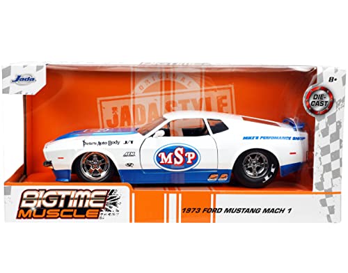 Jada Toys Big Time Muscle 1:24 1973 Ford Mustang Mach 1 Die-cast Car, Toys for Kids and Adults