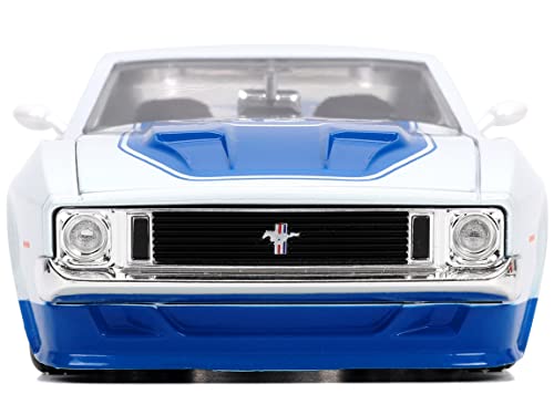 Jada Toys Big Time Muscle 1:24 1973 Ford Mustang Mach 1 Die-cast Car, Toys for Kids and Adults