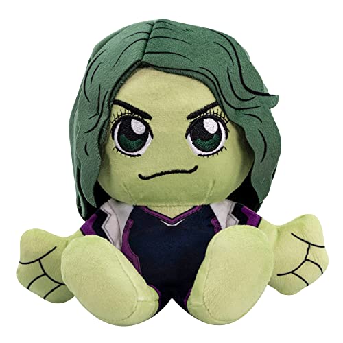 Bleacher Creatures Marvel She Hulk 8" Kuricha Sitting Plush- Soft Chibi Inspired Toy