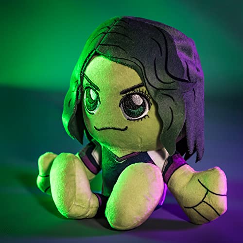 Bleacher Creatures Marvel She Hulk 8" Kuricha Sitting Plush- Soft Chibi Inspired Toy