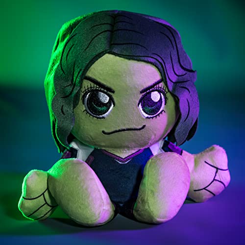 Bleacher Creatures Marvel She Hulk 8" Kuricha Sitting Plush- Soft Chibi Inspired Toy