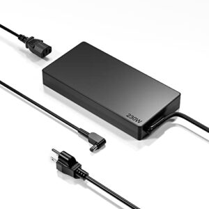 230w ac charger for acer predator helios 300 ph315-53 ph315-54 ph317-55, predator triton gaming laptop pt515-52, acer 230 watt power adapter supply cord