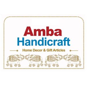 Amba Handicraft Rakhi/Rakhi for Brother/Rudraksha Rakhi/Send rakhi to USA/Rakhi for Brother with Gift Set/Rakhi Bracelet/rakhi for brother and bhabhi/Rakhi Set