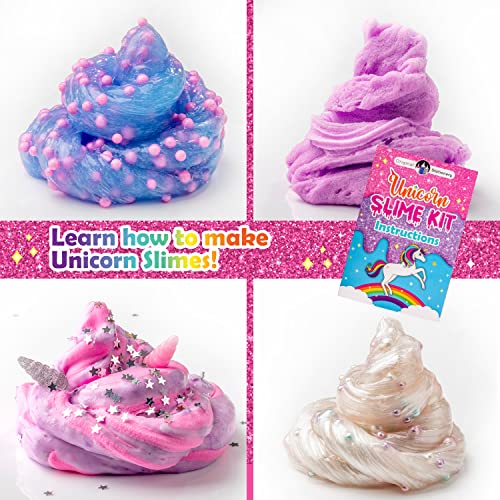 Original Stationery Unicorn Magical Slime Kit For Girls 10 12 To Make Unicorn Slime And Glow In