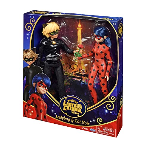 Miraculous Ladybug & Cat Noir Movie 2-Pack Deluxe Giftset, Movie Accessory