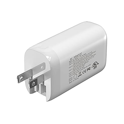 65W USB C Charger, Etre Jeune 3-Port GaN Charger PD & QC3.0 Fast Charger Compact Foldable Wall Charger Compatible with Mac Book Pro/Air, iPad Pro, World Travel Adapter Kit US to UK, EU, AU