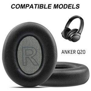 Q20 Headphones Ear Pads for Anker Soundcore, Life Q20 Replacement Earpads Ear Cushions with Protein Leather Skin and Memory Foam