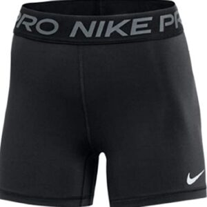 Nike Women's Pro 365 5 Inch Shorts (XX-Large, Black)