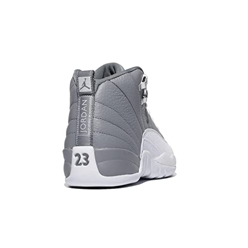 Jordan Boy's Air Jordan 12 Retro (Big Kid) Stealth/White/Cool Grey 4 Big Kid M