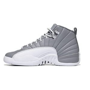 Jordan Boy's Air Jordan 12 Retro (Big Kid) Stealth/White/Cool Grey 4 Big Kid M