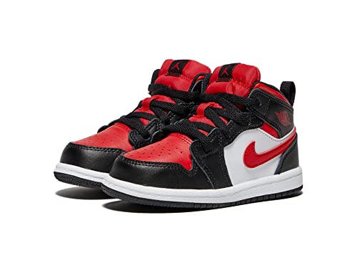 Jordan Baby Boy's 1 Mid (Infant/Toddler) Black/Fire Red/White 9 Toddler M