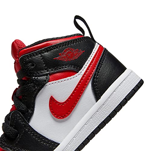 Jordan Baby Boy's 1 Mid (Infant/Toddler) Black/Fire Red/White 9 Toddler M