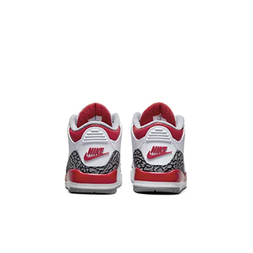 Jordan Preschool 3 Retro PS DM0966 160 Fire Red - Size 2Y