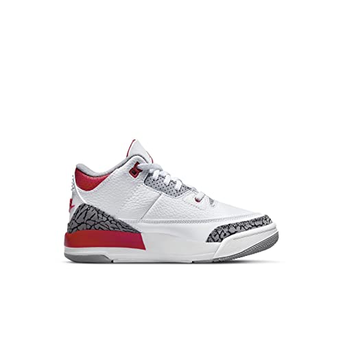 Jordan Preschool 3 Retro PS DM0966 160 Fire Red - Size 2Y