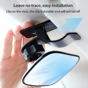 Universal Car Interior Rearview Baby Mirror Wide Angle Convex Mirror Clip-on mirrors for Viewing Rear Passengers