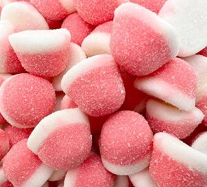 funtasty gummy candy pink strawberry puffs - bulk pack 2 pounds