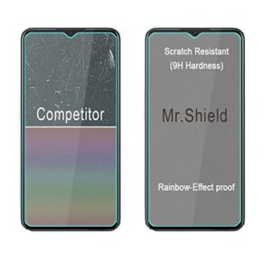 Mr.Shield [3-Pack] Designed For OPPO A77 / OPPO A57 [4G/5G] [Tempered Glass] [Japan Glass with 9H Hardness] Screen Protector with Lifetime Replacement