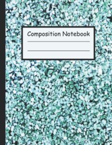 composition notebook: composition notebook wide ruled lined paper notebook journal for adults and kids, 110 blank wide lined white pages 8.5x11