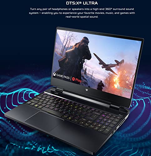 Acer 5th Blade Cooling Technology Predator Helios 300 15.6" FHD 144Hz 3ms Gaming Laptop - Intel Core i7-11800H - NVIDIA RTX 3060-2.3KG - Thunderbolt 4- w/Cloth (32GB RAM | 1TB PCIe SSD | 2TB HDD)