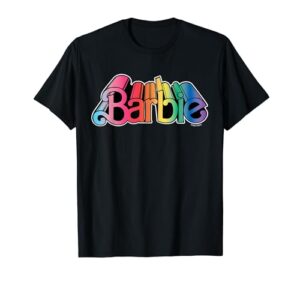 barbie pride - barbie 3d logo t-shirt