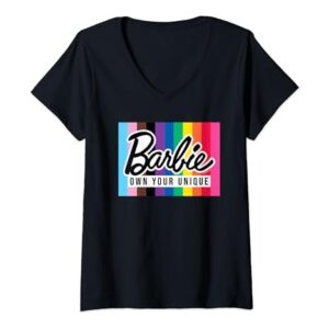 Barbie Pride - Own Your Unique V-Neck T-Shirt