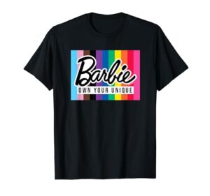 barbie pride - own your unique t-shirt