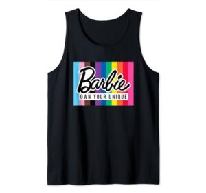 barbie pride - own your unique tank top