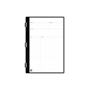 rocketbook pro meeting notes page pack | scannable pro pages for note taking - write, scan, erase, reuse | 20 sheets | executive size: 6 in x 8.8 in