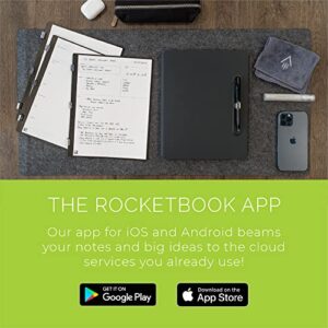 Rocketbook Pro Meeting Notes Page Pack | Scannable Pro Pages for Note Taking - Write, Scan, Erase, Reuse | 20 Sheets | Executive Size: 6 in x 8.8 in