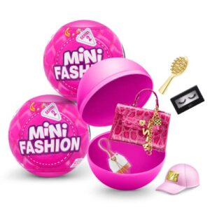 5 surprise mini fashion series 2 by zuru amazon exclusive mystery mini brand collectibles, handbags/ accessories for kids, girls, teens, adults (2 pack)
