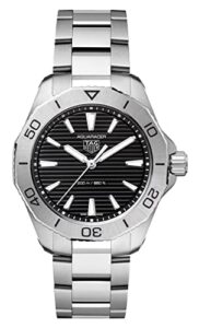 tag heuer aquaracer quartz black dial men's watch wbp1110.ba0627