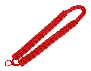 u.s. army artillery shoulder cord scarlet red, for class a military uniform jacket, one size