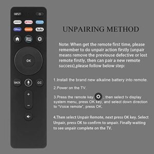 XRT260 Voice Remote for Vizio TV, Replacement Voice Remote Control XRT260 Compatible with VIZIO 4K HDR Smart TV 2021 V-Series and M-Series P-Series and OLED-Series Remote