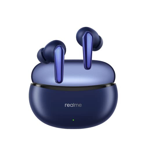 realme Buds Air 3 Neo Wireless Earbuds, 10mm Dynamic Bass Driver, Superior Sound Quality, ENC AI Noise Cancellation, IPX5 Water Resistance, Galaxy Blue