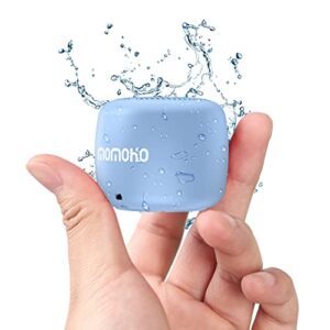 momoho bluetooth speaker waterproof bluetooth speaker portable bluetooth speaker wireless bluetooth speaker brief design ipx7 small speaker tf card play support for outdoor use, shower, hiking (blue)