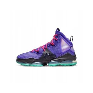 nike men's lebron xix dj bron wild berry/hyper pink-cave purple (cz0203 500) - 10.5