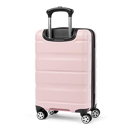 Travelpro Runway 2 Piece Luggage Set, Carry-on & Convertible Medium to Large Check-in Hardside Expandable Luggage, 8 Spinner Wheels, TSA Lock, Hardshell  Suitcase, Powder Pink