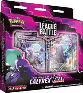 pokeman pokemon cards: shadow rider calyrex vmax league battle deck, multicolor