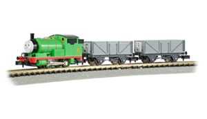 bachmann trains - thomas & friends™ - percy and the troublesome trucks ready to run electric train set - n scale