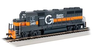 bachmann trains - emd gp40 - dcc equipped diesel locomotive - boston & maine #340 - guilford - ho scale